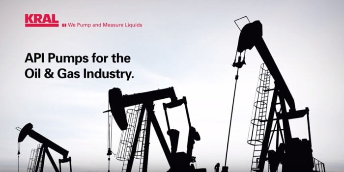 KRAL API Pumps for Oil & Gas